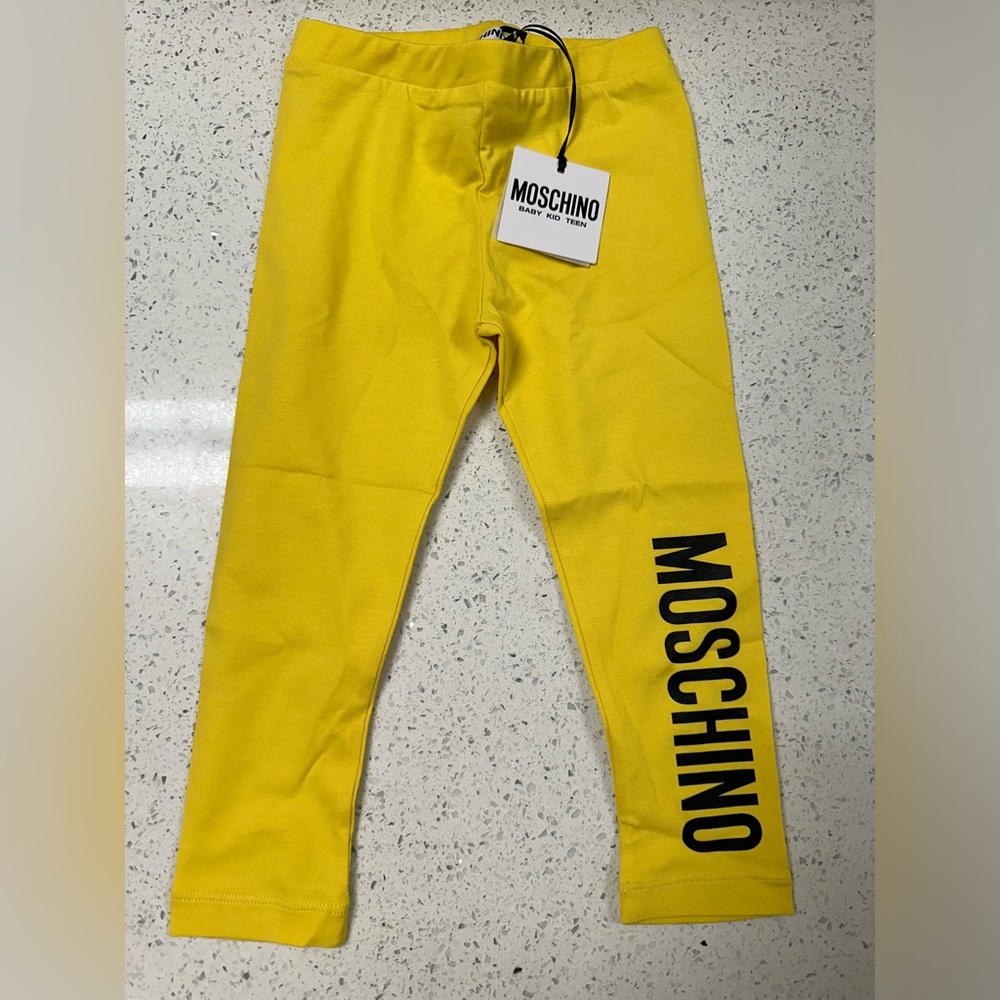 moschino baby girl leggings 18/24 months